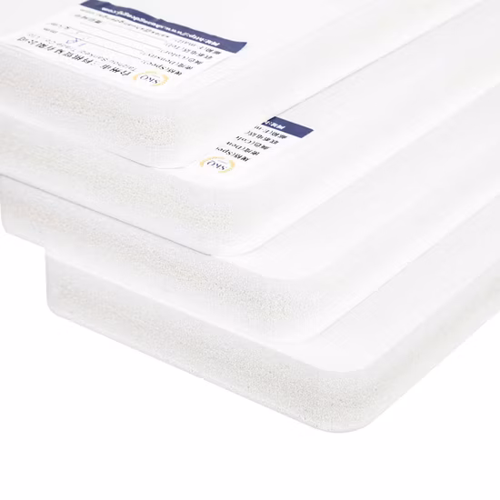Tablero de espuma de PVC coextruido rígido blanco Skq para gabinete de cocina de muebles