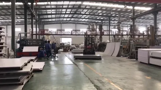 Tablero de espuma libre de persianas venecianas de madera de PVC blanco Sintra PE de polietileno de alta densidad